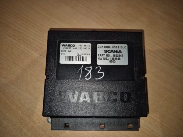 Blokas ECAS oro pakabos valdymo 4x2 WABCO SCANIA 1862647